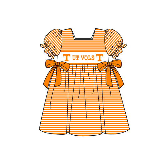 Custom collegiate team girls summer dress