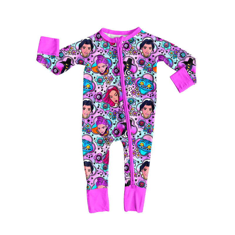 Toddle baby movie design long sleeve romper wholesale factory price