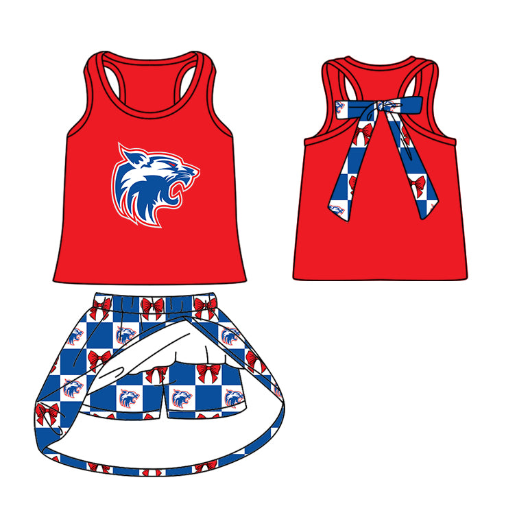 baby girls team cheer skirt outfit add liner shorts