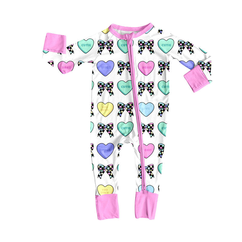 Valentines Day toddle baby  long sleeve romper