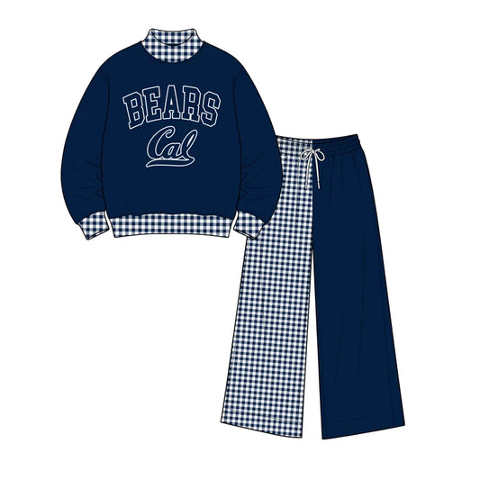 Toddle kids girls custom design long sleeve outfit