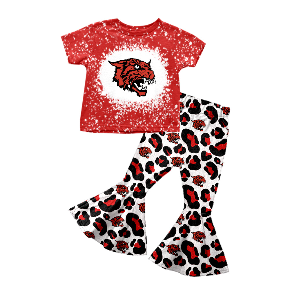 Toddle baby girls custom team short sleeve outfit