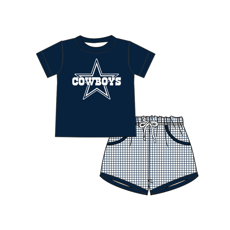 toddle boy custom team cowboy design outfit