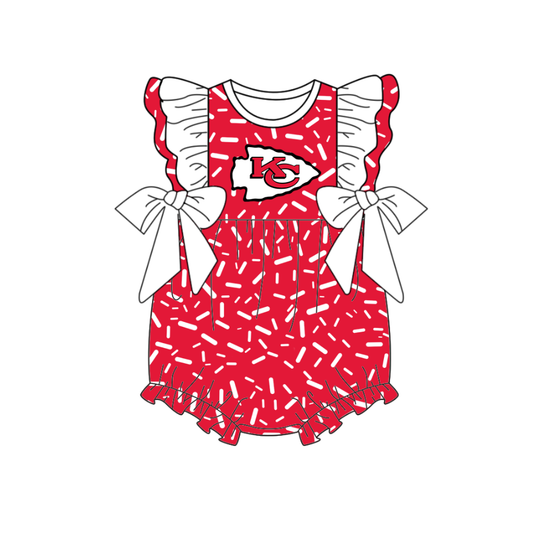 Team design toddle baby girls summer romper