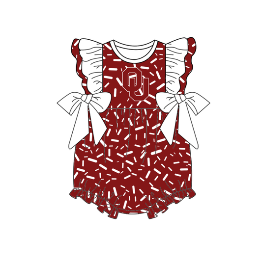 Team design toddle baby girls summer romper