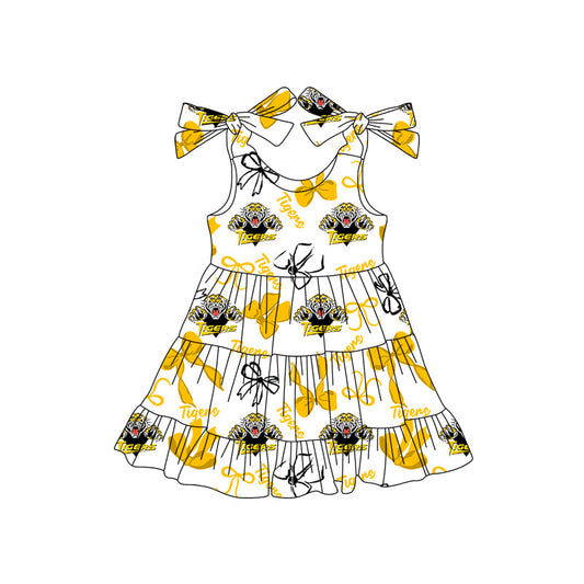 Toddle girls wholesale custom team design dress