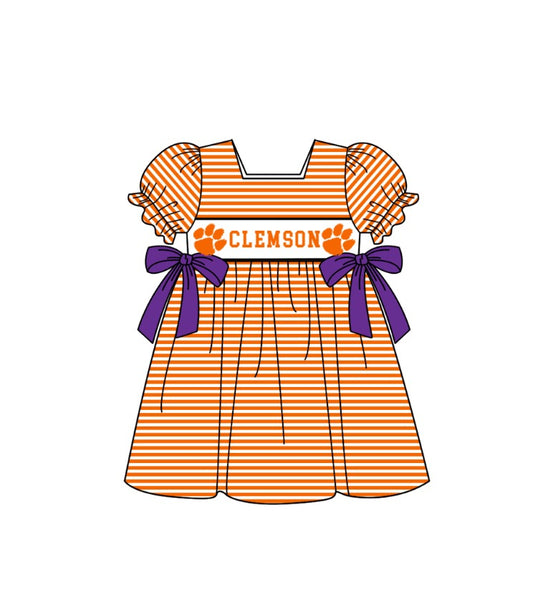 Custom collegiate team girls summer dress