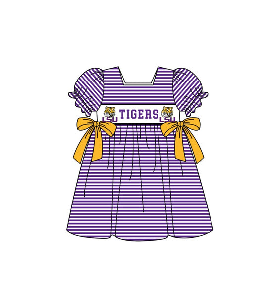 Custom collegiate team girls summer dress