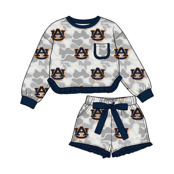 Kids long sleeve custom  team casual wear outfit wholesal factory price
