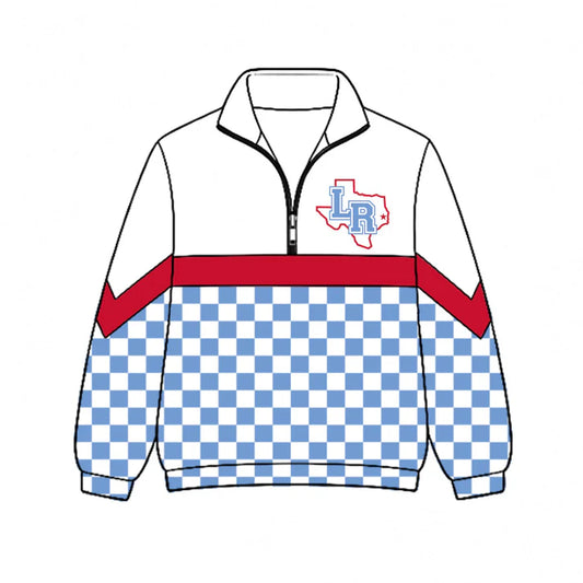 Kids Lumberton Raiders team style long sleeve pullover top