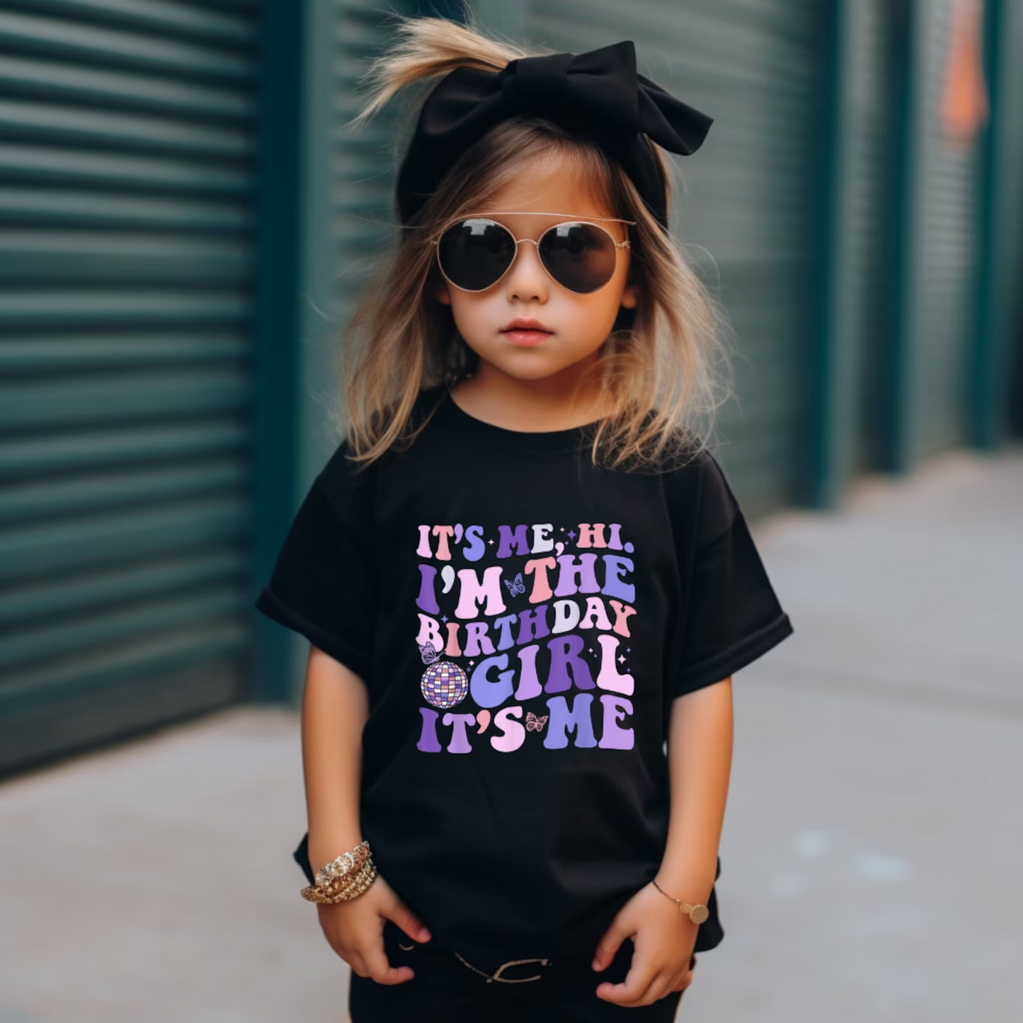 baby girls birthday party shirt
