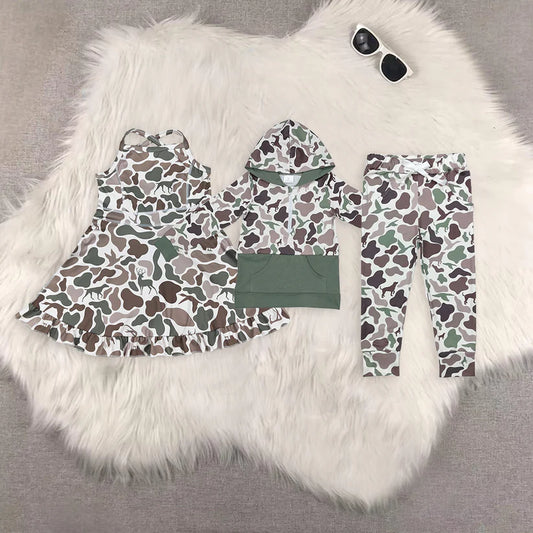 Toddle baby custom duck camo design matching outfit
