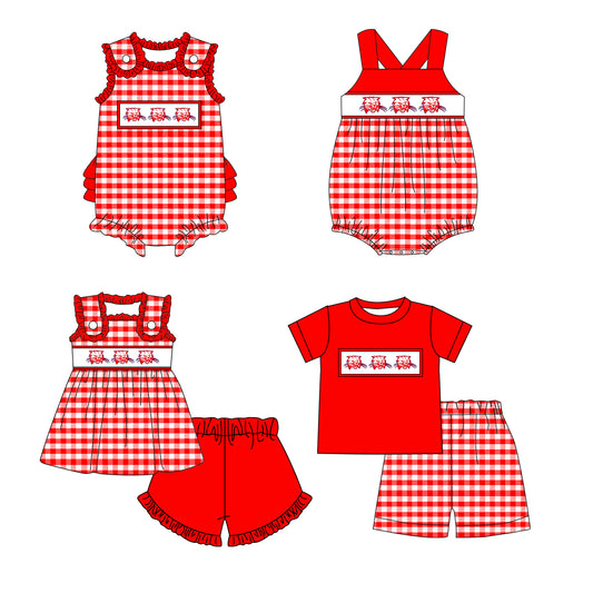 Sister brother team matching sibling clothes