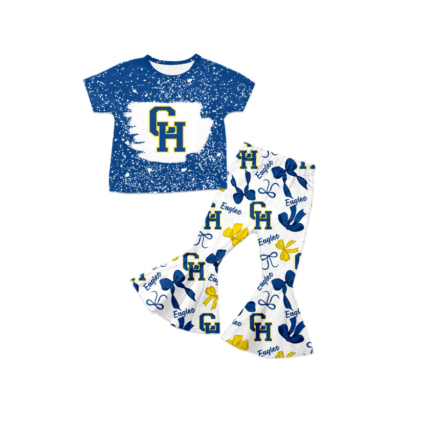 Toddle kids custom college team design matching outfit
