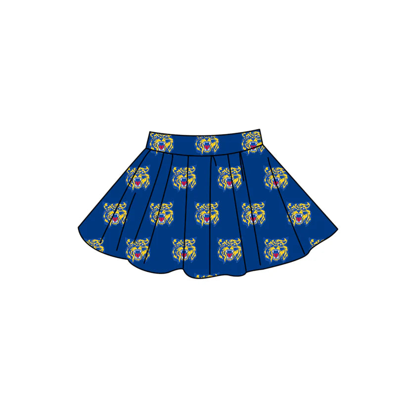 Adult women school style summer skirts add shorts inside