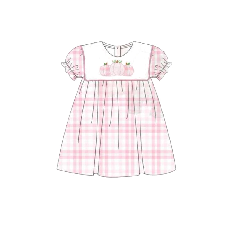 three pumpkins baby girls fall season dress