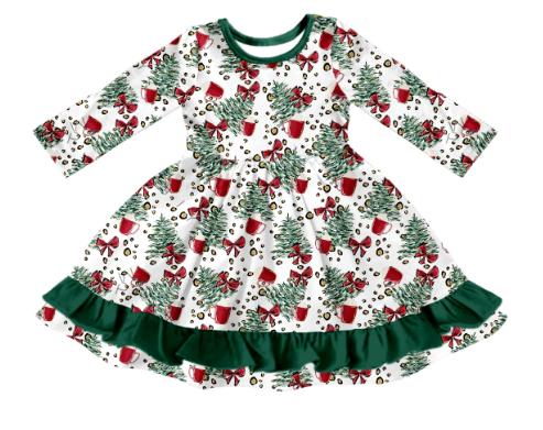 toddle girls long sleeve Christmas dress