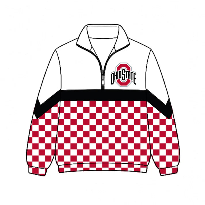 Kids team style long sleeve pullover top