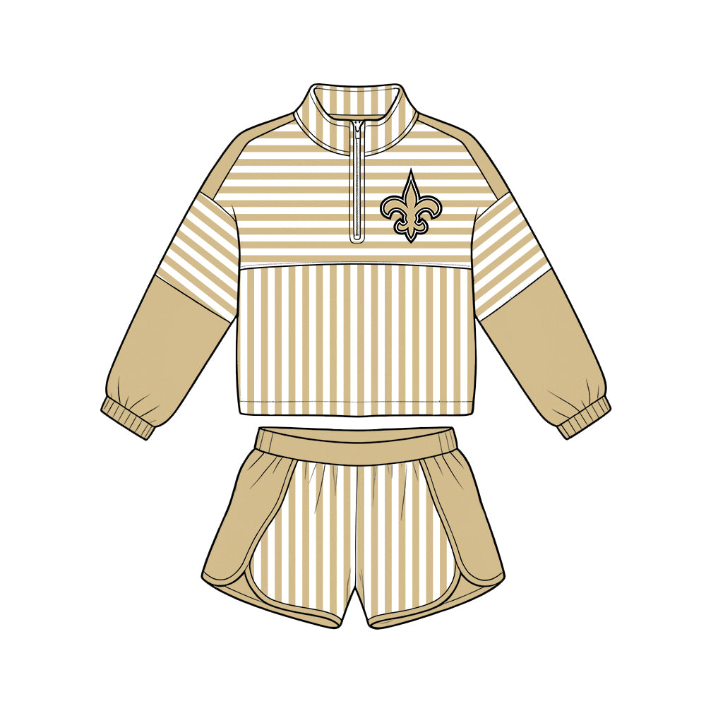 Toddle kids custom team design long sleeve pullover outfit