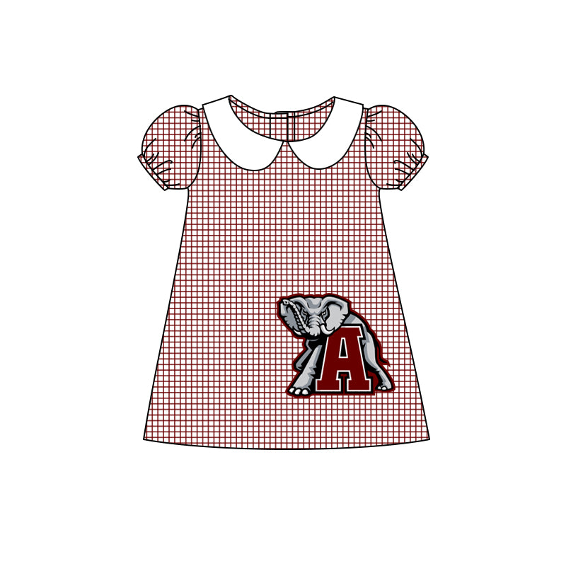 toddle baby girls team elephant design dress