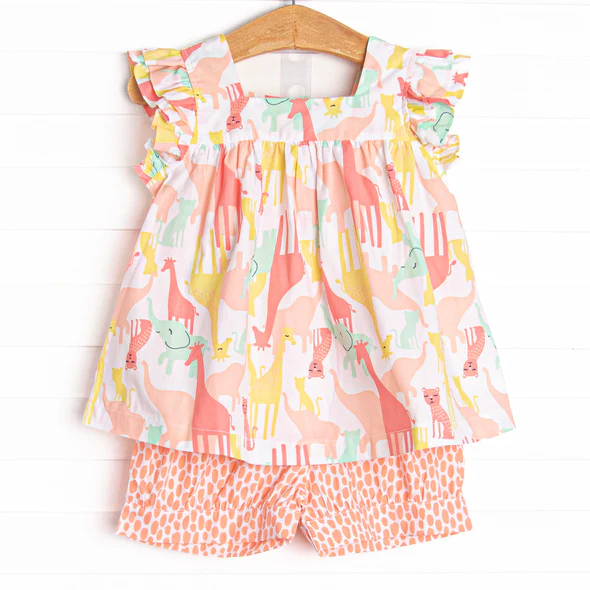 Toddle girls wholesale kids summer style outfit