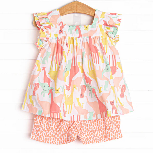 Toddle girls wholesale kids summer style outfit