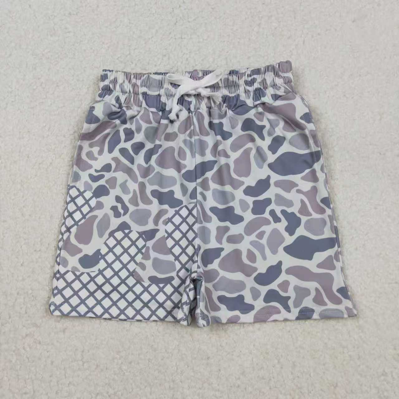 Toddle baby green camo summer shorts