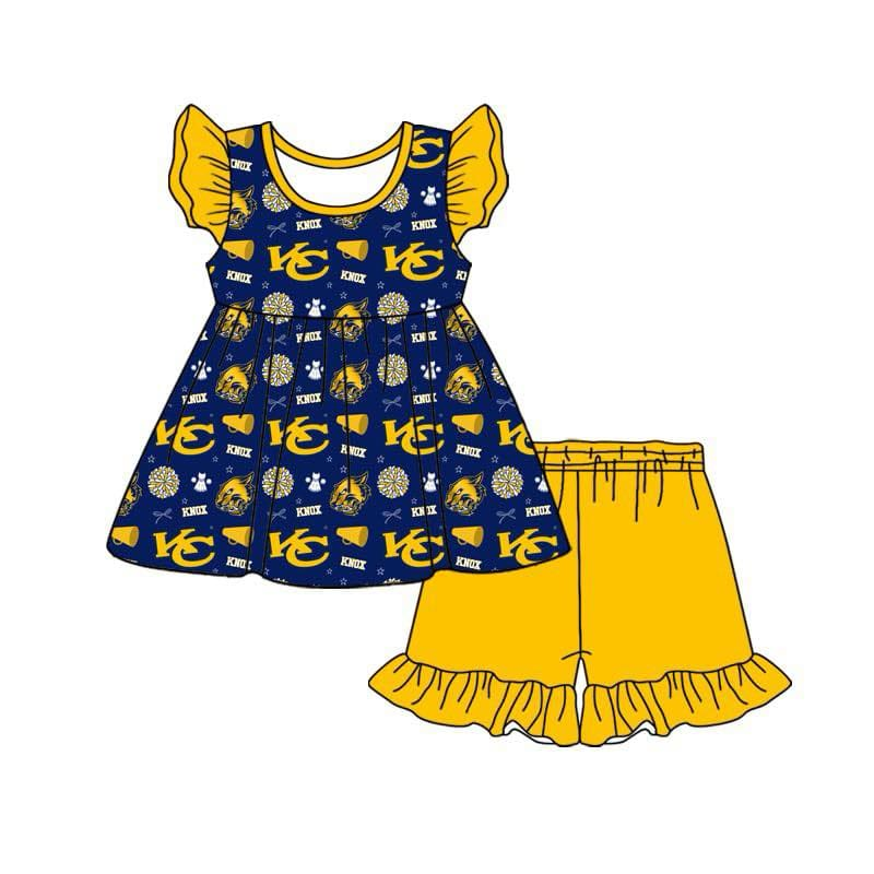 baby girls custom team summer clothes