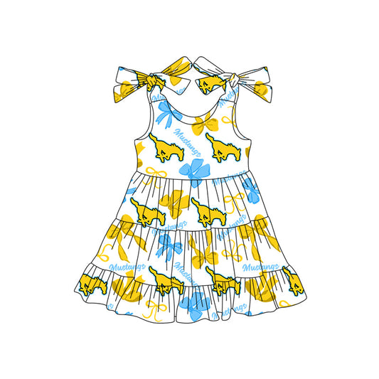 Toddle girls wholesale custom team design dress