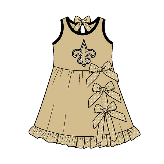 Toddle girls wholesale custom team design yoga dress