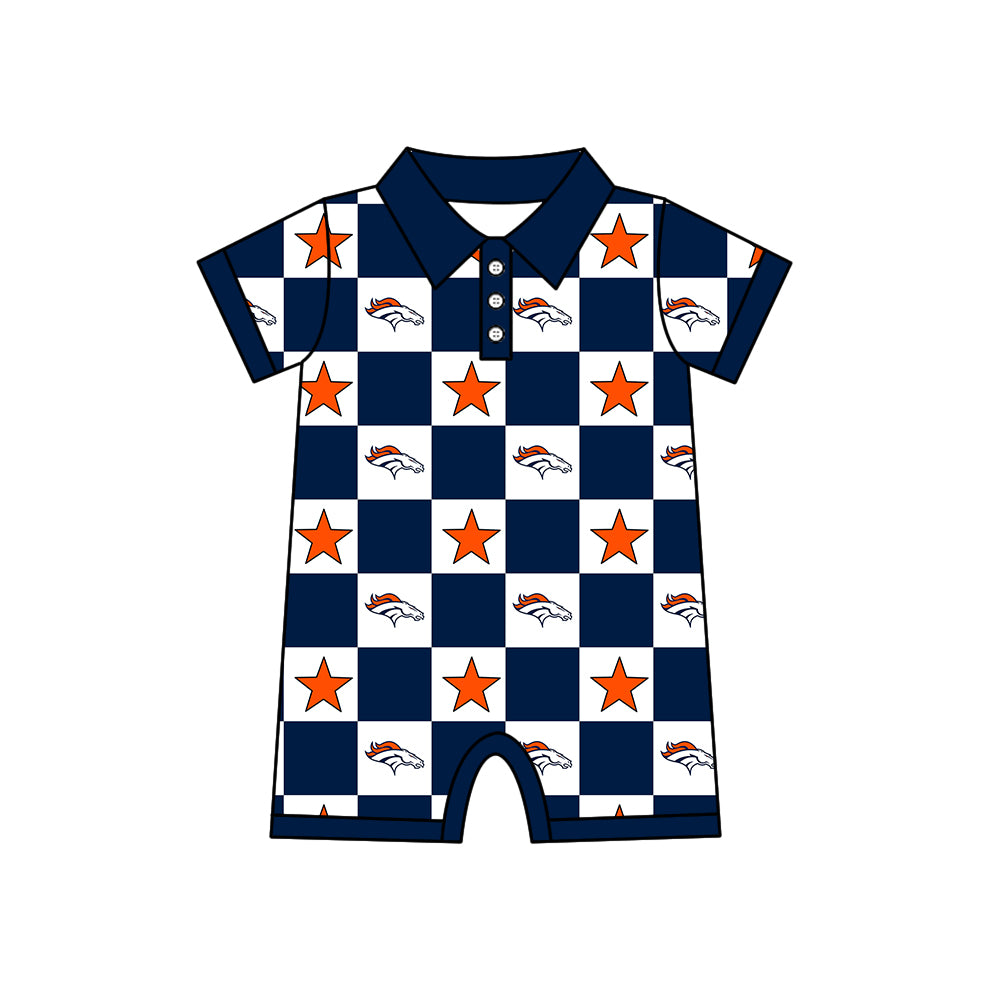 Team design toddle boy summer romper