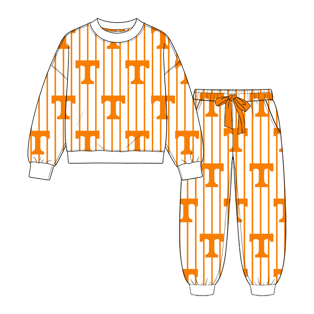 Toddle kids custom tennessee team design long sleeve clothes wholesale price