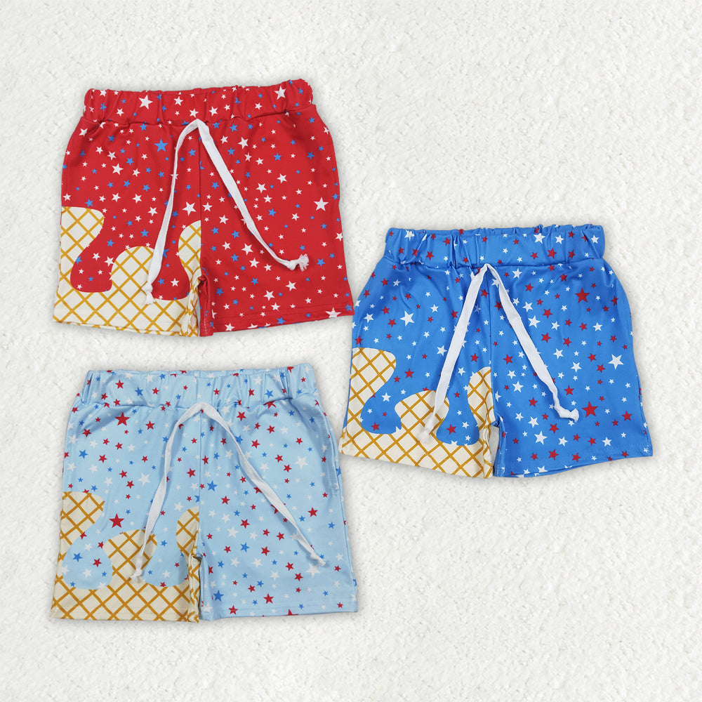 Toddle baby July 4th star design shorts