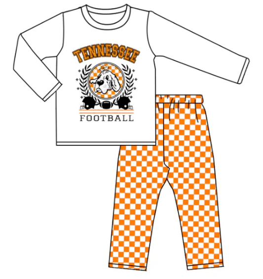 baby boy college team long sleeve top matching pants outfit deadline Oct 25th