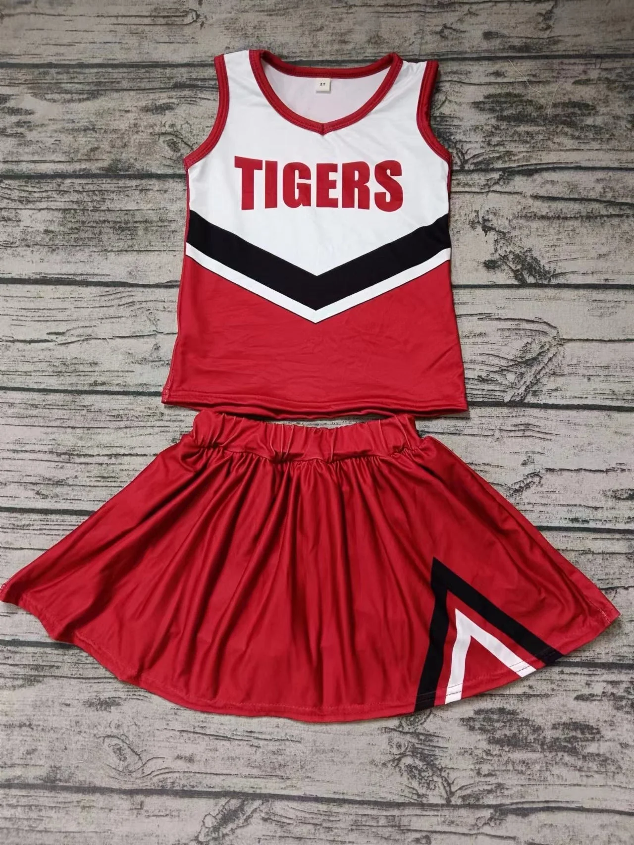 baby girls cheer skirt outfit