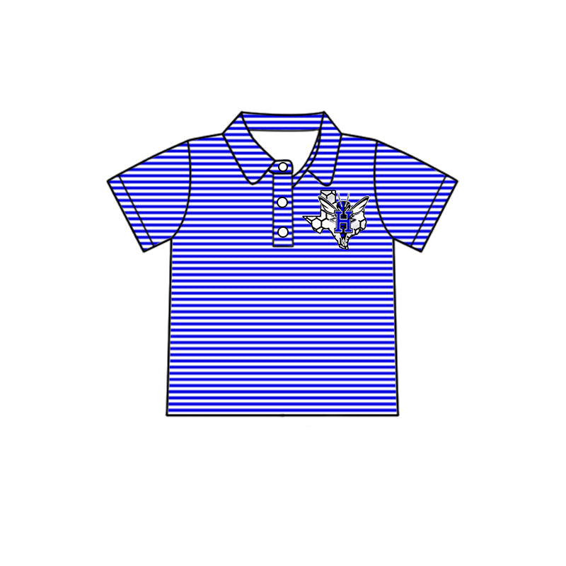 Kids baby short sleeve custom team pullover top