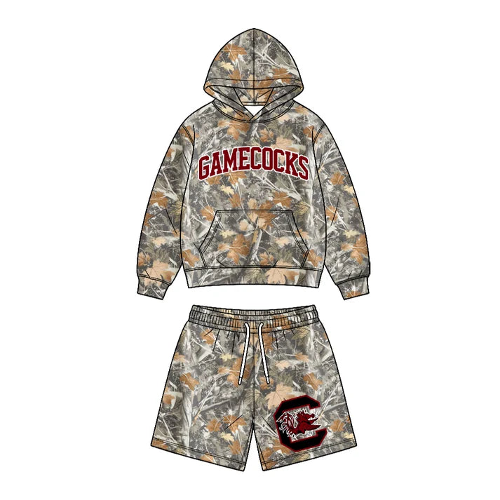 Toddle kids custom gamecocks team design boy long sleeve clothes wholesale price