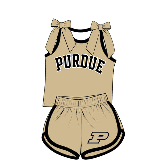 Custom team top matching shorts girl summer outfit wholesale factory price