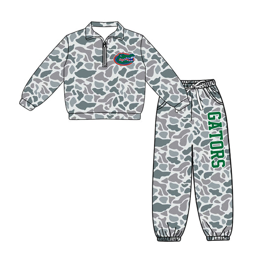 Toddle kids custom gators design long sleeve outfit