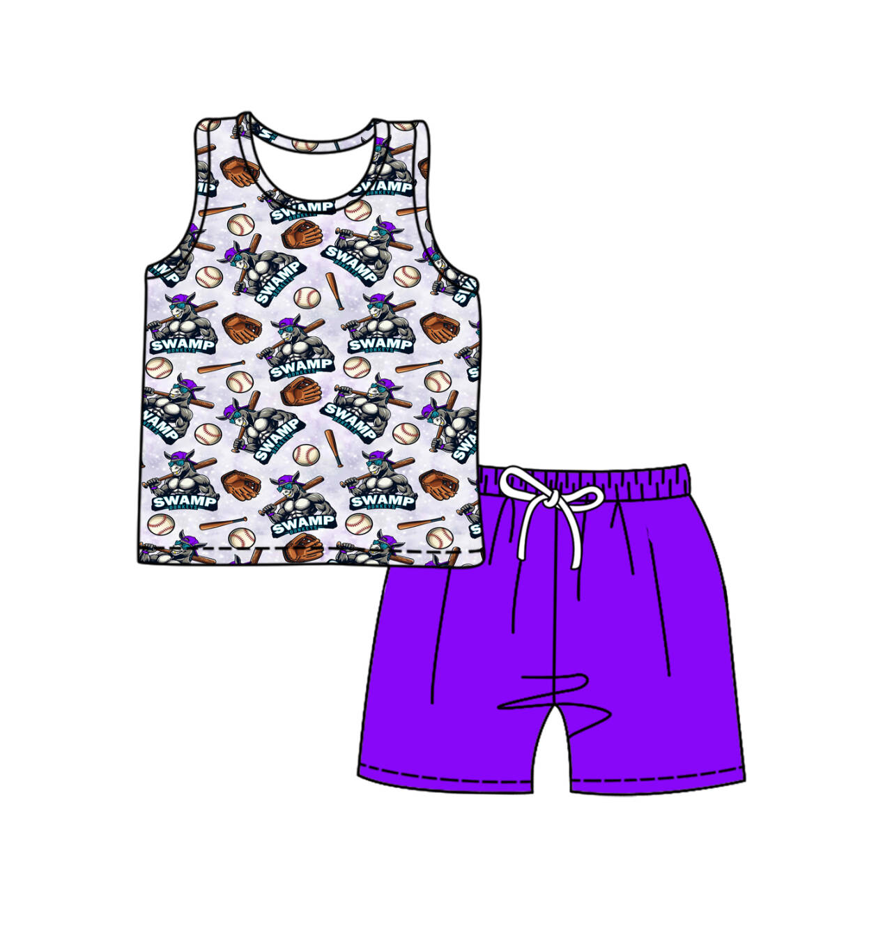 toddle girls short sleeve outfit