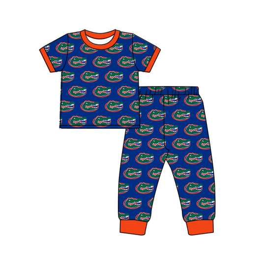 baby boy short sleeve alligator team design clothes