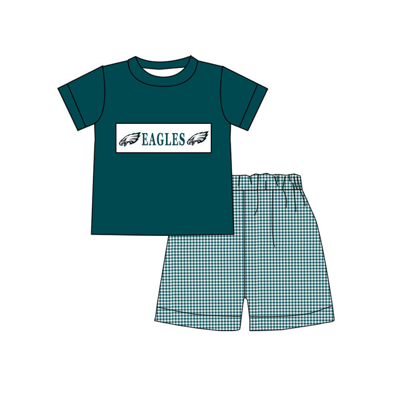 baby boy eagle university football team custom outfit