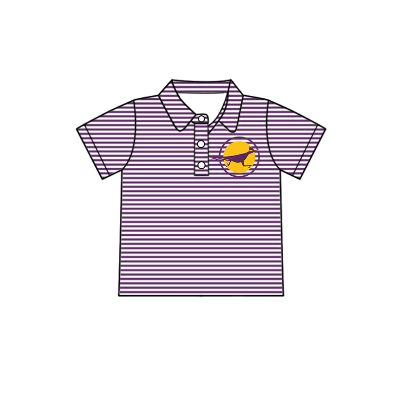 Kids baby short sleeve custom team pullover top