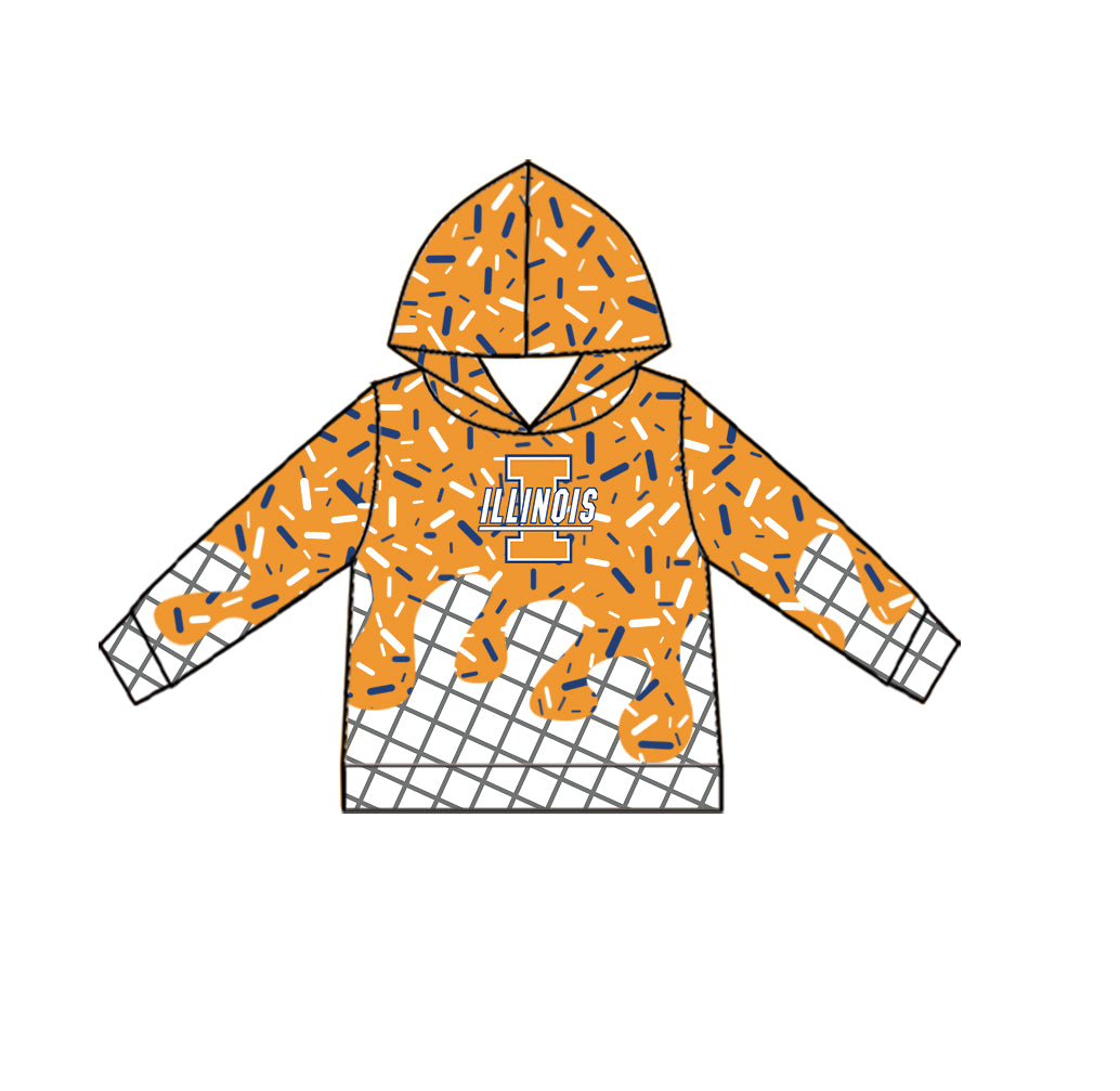baby boy custom team design hoodie top