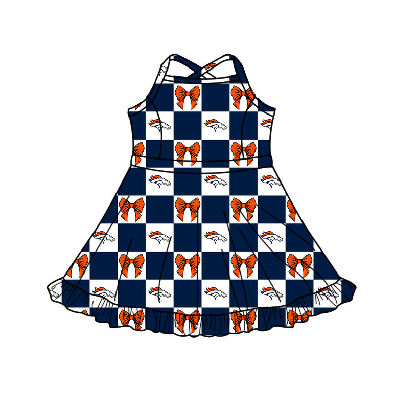 Toddle girls wholesale custom team design yoga dress
