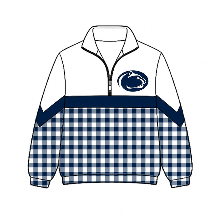 Kid team style long sleeve pullover top
