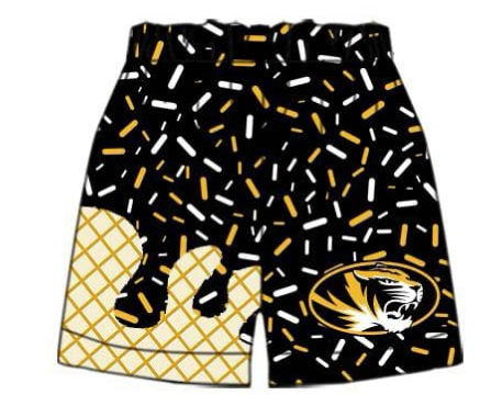toddle baby boy custom team shorts