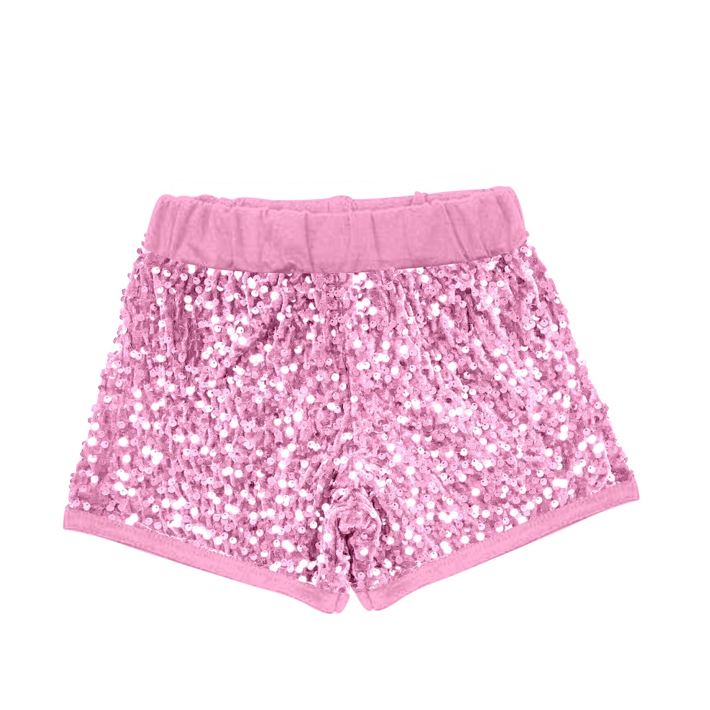 toddle girls pink sparking sequins shorts