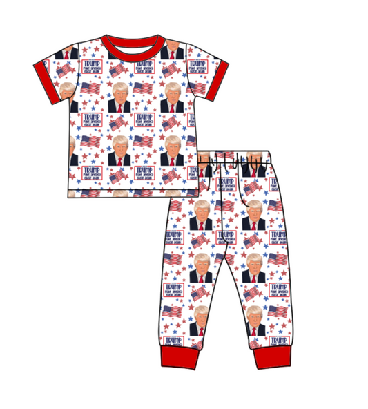 Custom trum design baby boy clothes