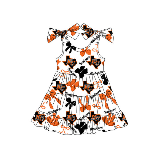 Toddle girls wholesale custom team design dress